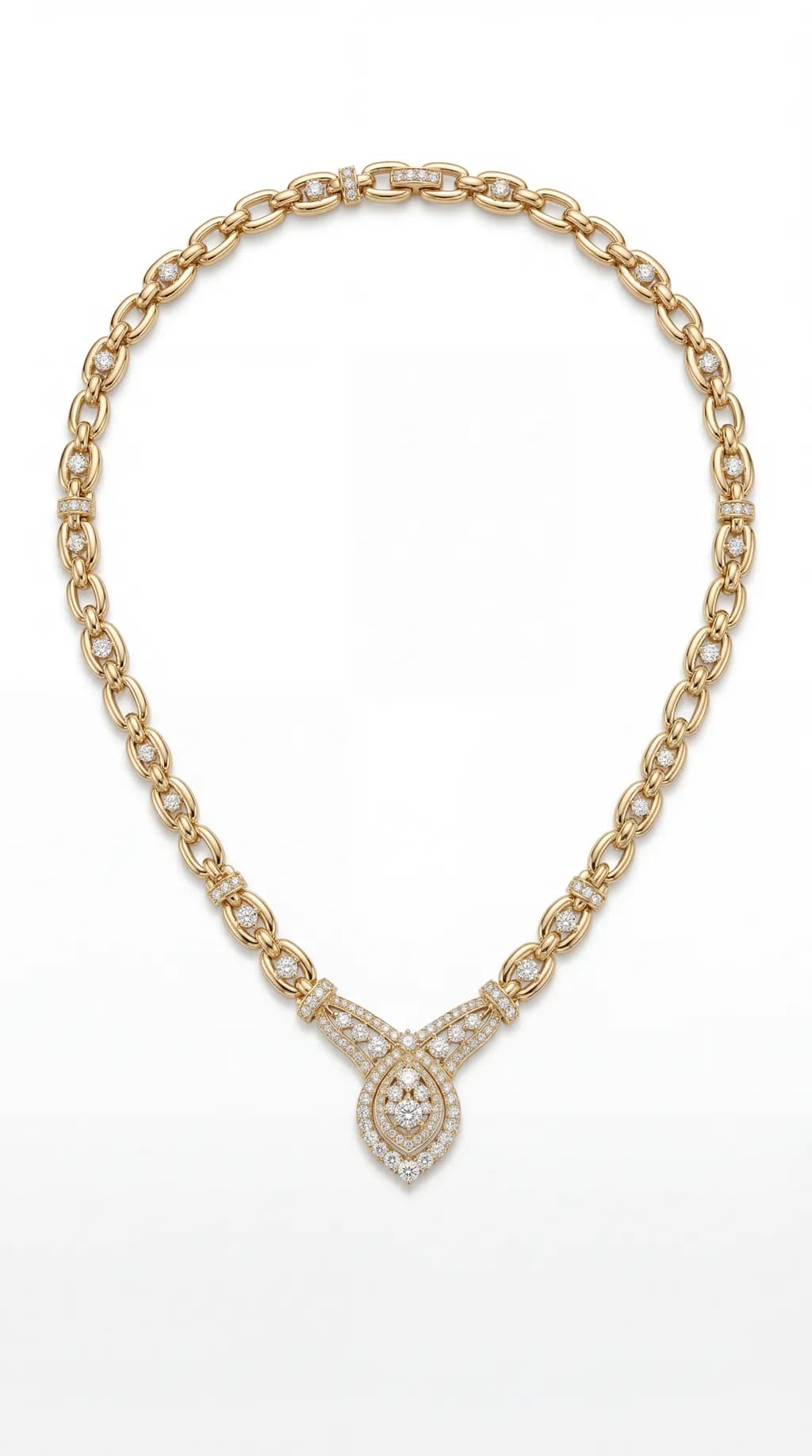 Necklace product photo – before